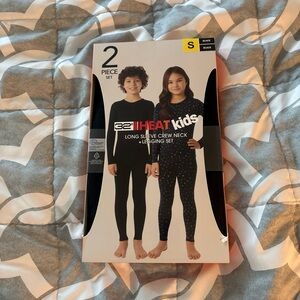 32 Degrees Kids Thermal Base Layer Set Black Size S